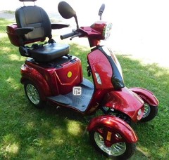 Heavy Duty 4 Wheels Electric Mobility Scooter 500lbs for amandasattic