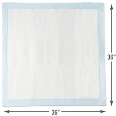 DMI Extra Large 36″ x 36″, 50 Count, Ultra 36″ x (50 Count), Blue