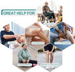 42 Inch Long Leg Lifter,Leg Strap with Large Foot Loop,Leg Lifter after Hip
