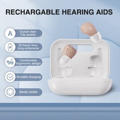 JINGHAO Hearing aids FOR Elderly hearing loss, ITE Amplifier US LOCAL