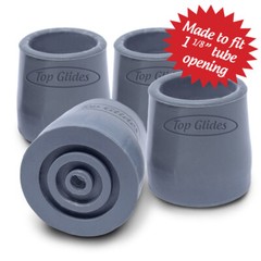 Steel-Reinforced 1 1/8″ Rubber Tips – 2 Pairs