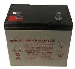 EnerSys Genesis NP55-12BFR 12V 55Ah NB Flame Retardant SLA Rechargeable Battery