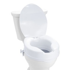 Uimoso Raised Toilet Seat 4″ Raised 300 lbs Universal Toilet Riser for Elderly