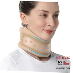 Neck Brace for Neck Pain and Medium (Pack of 1) Dual-purpose Version-Khaki
