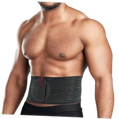 Umbilical Hernia Belt for Men and Women / 6.25″ L/XXL (33″-52″) Black
