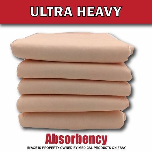 100 Disposable Incontinence Underpads for Bed 26×30 Quilted Thick Pee Pee Pads