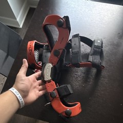 DonJoy A22 Adjustable Hinged Knee Brace Stabilization Support Red/Black One Size