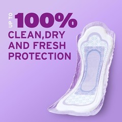 Poise Incontinence Pads & Postpartum 3 Drop Light Absorbency Long 24 ct 4-Pack