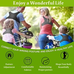 Back Posture Corrector Shoulder Straight Support Brace Belt Therapy Men Women