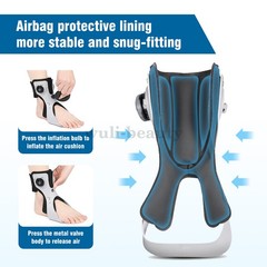 Adjustable AFO Foot Drop Brace with Dial Knob & Air Cushion Ankle Support