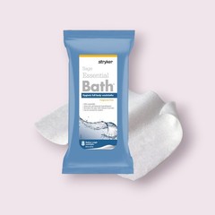 Stryker Sage 7989 Bath Hygienic Full-Body Washcloths Fragrance Free 8 Cloths/1Pk