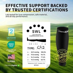 Large-X-Large Footless Compression Sleeves: Ultimate Support for Shin Splints