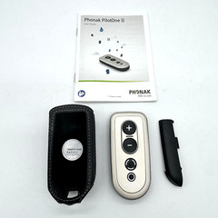 PHONAK PilotOne II Hearing Aid REMOTE Control Leather Belt Clip Holster Manual