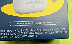 Audien ATOM PRO 2 Wireless Rechargeable OTC Hearing Aid, Comfort 4 Mode $289