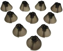 GN Resound Sure Fit Hearing Aid Standard Receiver Tulip Domes Dark Gray Split Ea