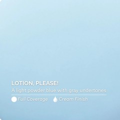 Dazzle Dry Nail Lacquer Step 3 – Lotion Please – A Light Powder Blue Gray