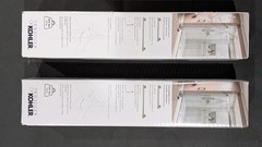 2-Pack KOHLER Rubicon 9 in. Grab Bar in Vibrant Brushed Nickel. Brand New