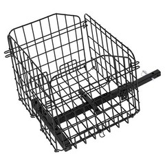 Folding Rear Basket Accessory For Mobility Scooters Power Chairs w/Hitch Receive