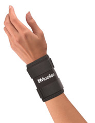 Mueller Wrist Sleeve Soft Neoprene Blend, Wraparound, Black