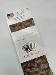 Celeste Stein Therapeutic Compressions Knee Length Women’s Socks -Butterflies