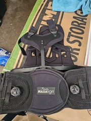 DeRoyal MaxAlign Back Brace LSO TSO BOA W/ Shoulder Strap Black – Universal Size