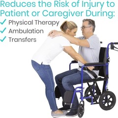 Transfer Belt Moving Waist Strap Paralyzed Disabled Elderly Body Lifting Gait