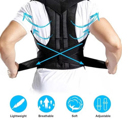 For Men Women Adjustable Posture Corrector Low Back Support Shoulder Brace Belt