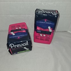 PREVAIL Daily Liners Regular 26 Count Maxsorb Technology Lot Of 2 Pkgs NIP