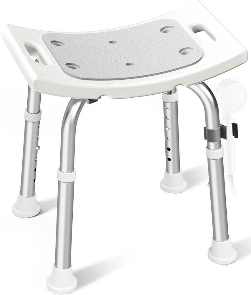 Shower Chair for inside Shower, 400 Lbs Adjustable Shower Stool
