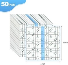 50 Pieces Transparent Stretch Adhesive Bandage Large Waterproof Transparent Film