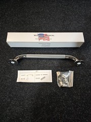 (QTY 7) Veterans 16″ Grab Bar with Hardware Chrome Plated Stainless Steel B2016