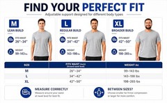 XL Adjuststable Back Brace Men Women Lumbar Support Belt 7 Flexible Support Bars