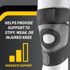 FUTURO Performance Knee Support, Ideal for General Large (Pack of 1), Black