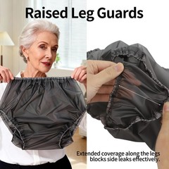 2 Pack Waterproof Incontinence Pants for Adults, Reusable Diaper Covers, Leak-Pr