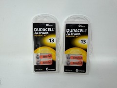 Duracell Activair Mercury Free Hearing Aid Batteries Size 13 2 Pack Exp 2029
