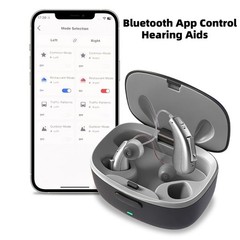 Bluetooth Rechargeable Hearing Aids For Seniors Mild To Moderate Hearing Loss