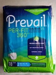 Prevail Per-Fit 360 Daily Briefs Climate Care Maximum Plus 18 Ct Size 2 45-62″..