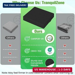 Seat Cushion for Office Chairs, Memory Foam Chair Cushion with Patterned Core fo