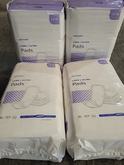 4 Pack McKesson! 168 Long Ultra Unisex Incontinent Pads 14″ PAD Heavy CHEAPEST!