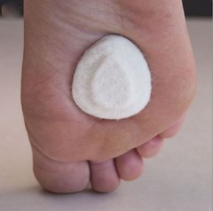 Dr. Jill’s Small Skived Felt Metatarsal Pads 1/4″