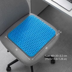 Gel Seat Cushion Gel Cushion Cool & Breathable & Non-Slip Car Office Home