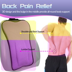 Lumbar Cushion Gel Lumbar Support for Car Auto Universal Seat Back Waist Pillow
