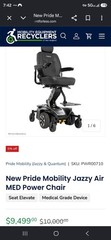 Jazzy Air Med Powerchair Power Wheelchair