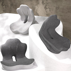 Memory Foam Seat Cushion with Back Support, Orthopedic Tailbone Pain Relief Cush