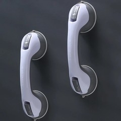 1/2 pcs Shower Safety Handle Vacuum Suction Grab Bar for Bathroom Toilet