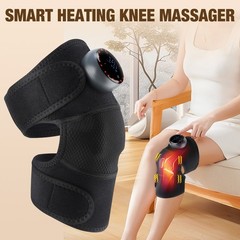 US Electric Knee Massager Shoulder Brace with 5 Vibration Mode, 5 Heating Levels