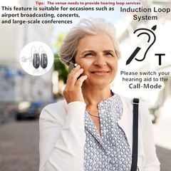 Rechargeable Hearing Aids Noise Reduction BTE Digital Hearing Amplifier USA