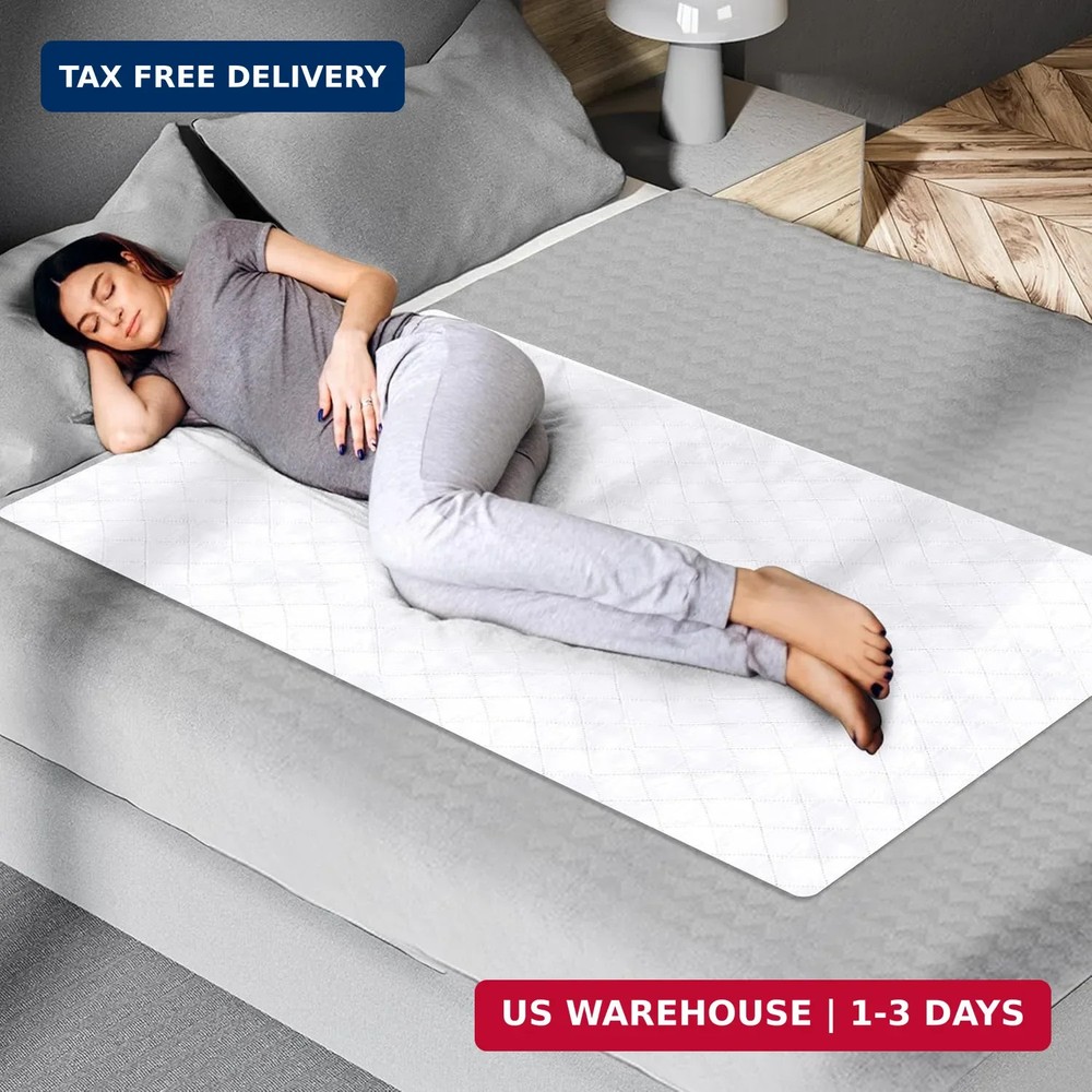 Premium Quality Bed Pad, Quilted, Waterproof, and Washable, 34″ x 52″ The Best U