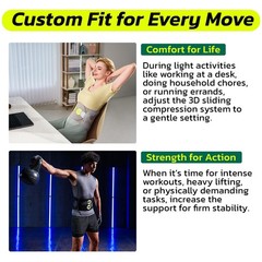 360° Back Brace for Lower Back Pain Relief – Soft Lumbar Support Belt for Hernia