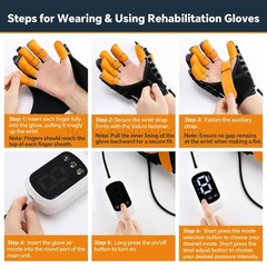 Hand Exercise Rehabilitation Robot Gloves Left&Right for Stroke Physical Therapy